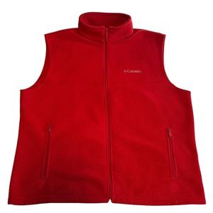 Columbia Red Vest, Size XL